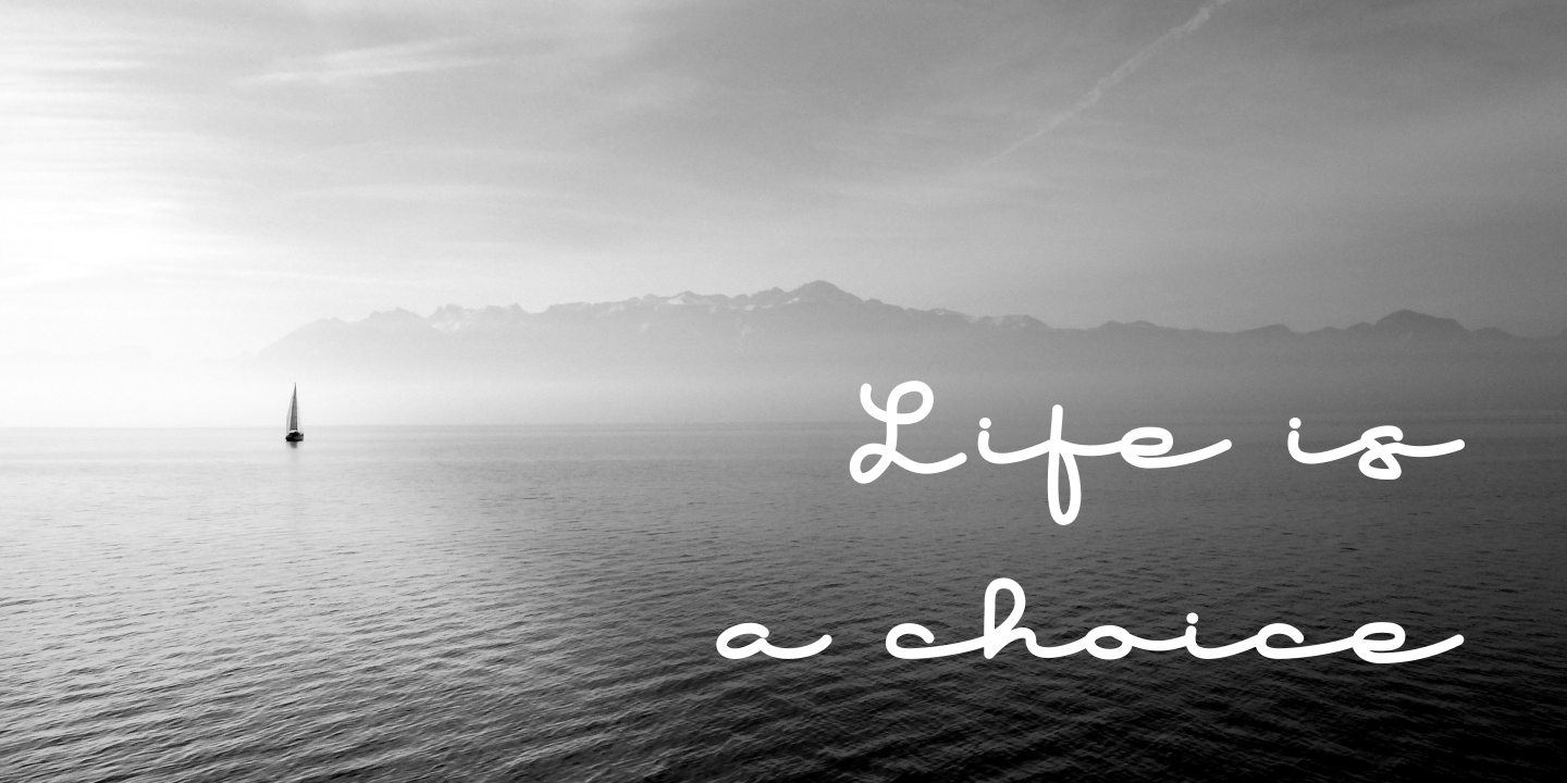 Beispiel einer Halawa Regular-Schriftart